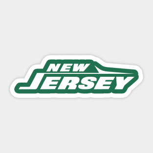 New Jersey Jets (White) Sticker